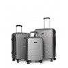 Набор чемоданов Франция (L M S-3шт) серый/Worldline 625, фото 11