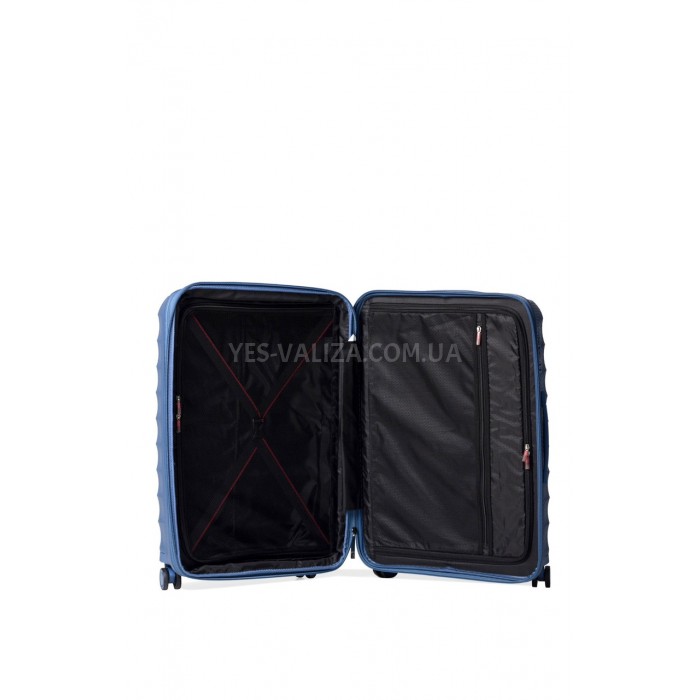 Набір валіз Франція (L M S-3шт) поліпропілен синій/Airtex 242, фото 10