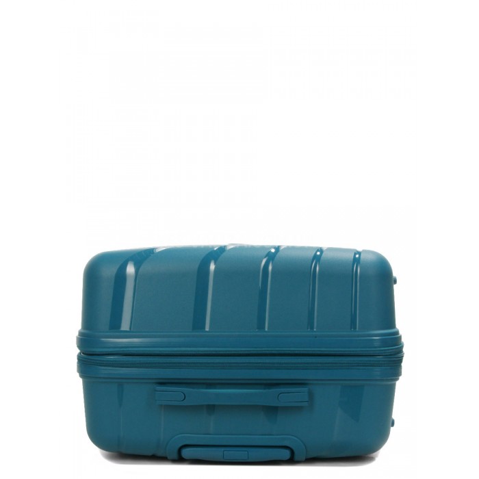 Валіза велика поліпропілен зелена 75х48х31+5/108л/4.3кг/Worldline 287, фото 5