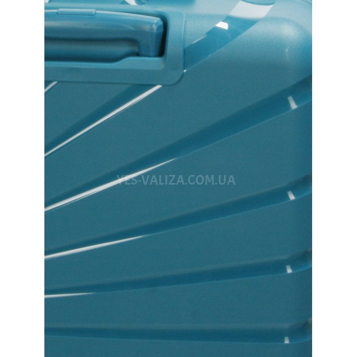 Валіза велика поліпропілен зелена 75х48х31+5/108л/4.3кг/Worldline 287, фото 7