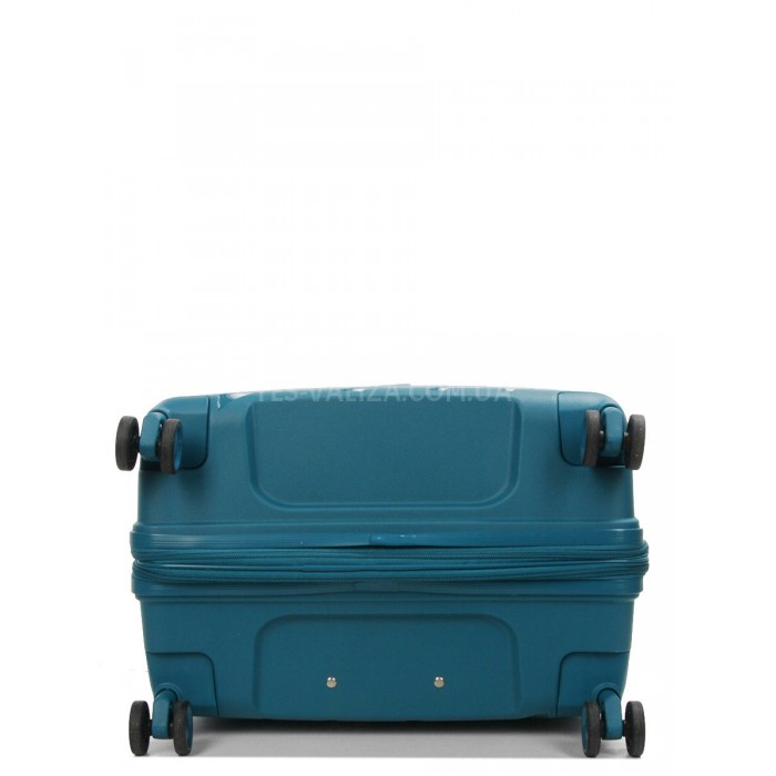 Валіза велика поліпропілен зелена 75х48х31+5/108л/4.3кг/Worldline 287, фото 6