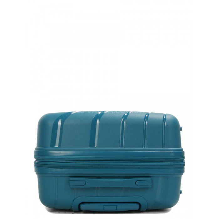 Валіза середня М поліпропілен зелена 65х43х27+5/72л/3.5кг/Worldline287, фото 6