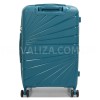 Валіза середня М поліпропілен зелена 65х43х27+5/72л/3.5кг/Worldline287, фото 13