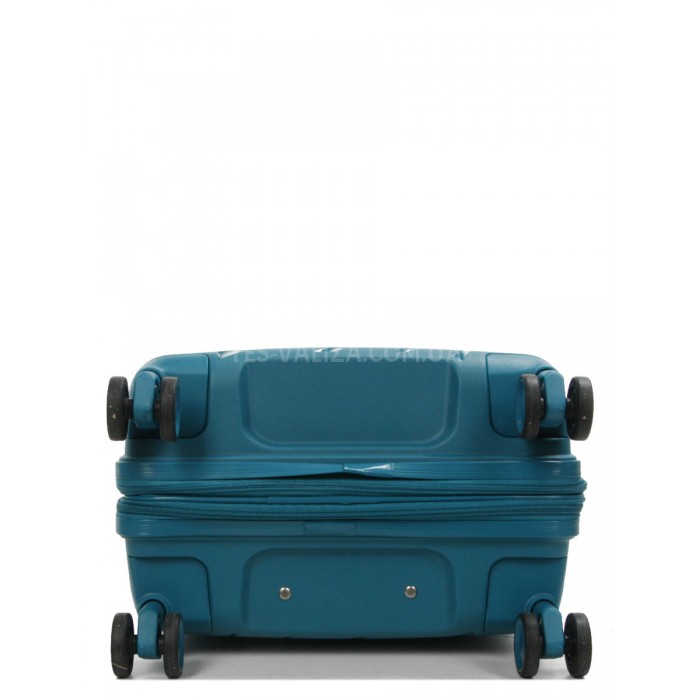 Чемодан малый S полипропилен зелёный 55х38х24+5/47л/2.8кг/Worldline287, фото 7