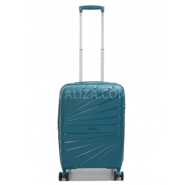 Валіза мала S поліпропілен зелена 55х38х24+5см/47л/2.8кг/Worldline 287