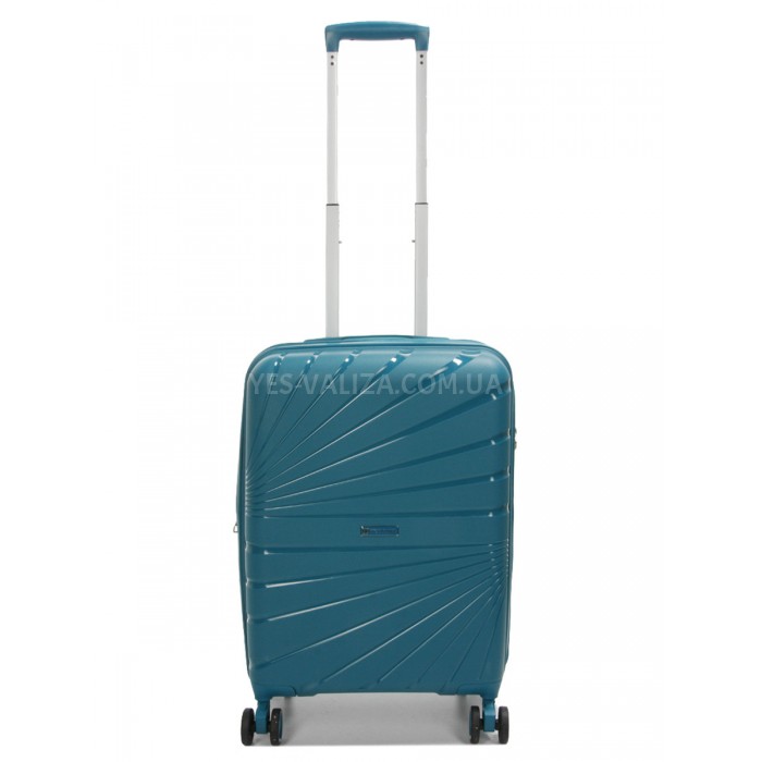 Чемодан малый S полипропилен зелёный 55х38х24+5/47л/2.8кг/Worldline287, фото 1