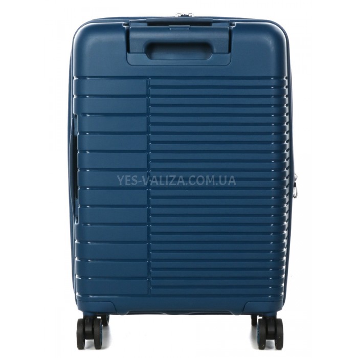 Валіза мала S поліпропілен синя 55х37х21(+5)см/46л/3.7кг/Airtex 642, фото 3
