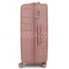 Чемодан большой L полипропилен пудра 75х48х31+5/108л/4.3кгWorldline287, фото 14