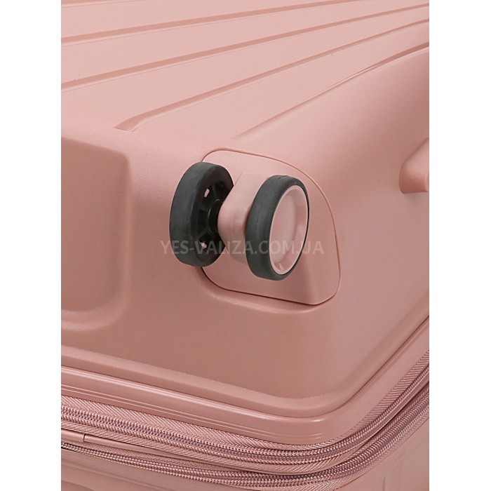 Чемодан большой L полипропилен пудра 75х48х31+5/108л/4.3кгWorldline287, фото 8