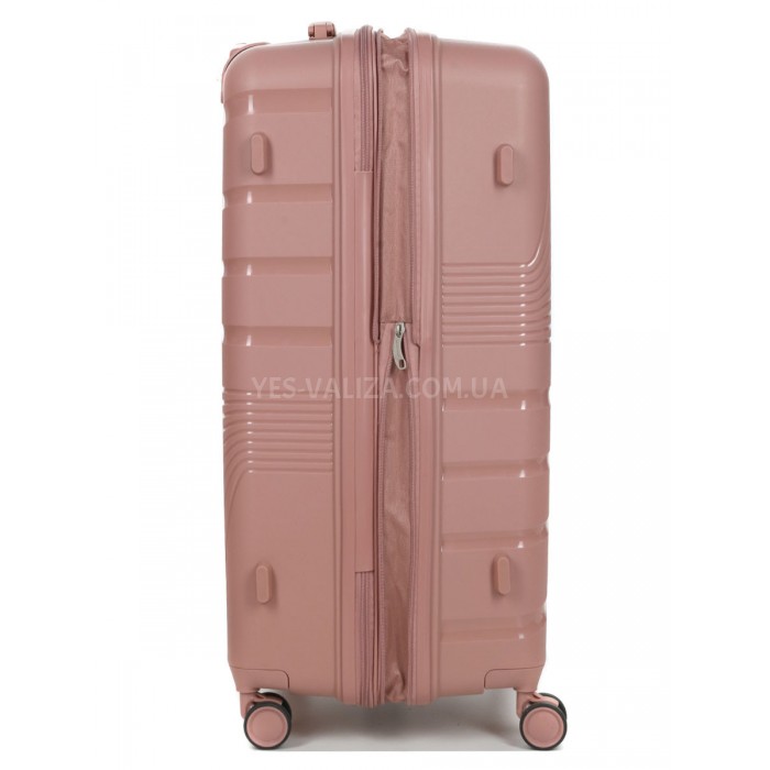 Чемодан большой L полипропилен пудра 75х48х31+5/108л/4.3кгWorldline287, фото 5