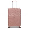 Чемодан большой L полипропилен пудра 75х48х31+5/108л/4.3кгWorldline287, фото 11