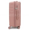 Чемодан средний М полипропилен пудра 65х43х27+5/72л/3.5кг/Worldline287, фото 14