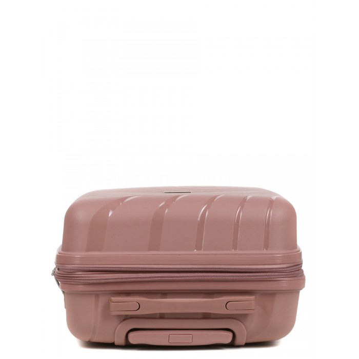 Чемодан малый S полипропилен пудра 55х38х24+5/47л/2.8кг/Worldline 287, фото 6