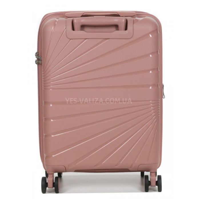 Чемодан малый S полипропилен пудра 55х38х24+5/47л/2.8кг/Worldline 287