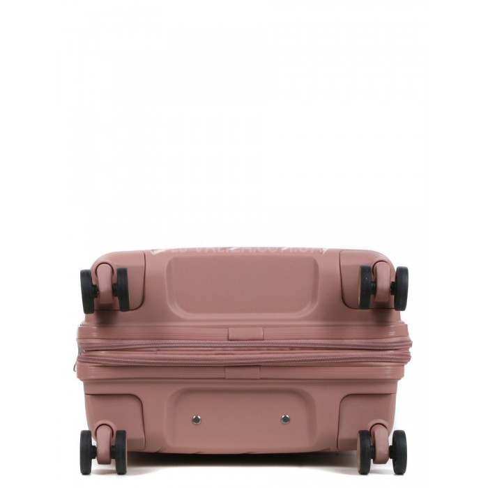Чемодан малый S полипропилен пудра 55х38х24+5/47л/2.8кг/Worldline 287, фото 7
