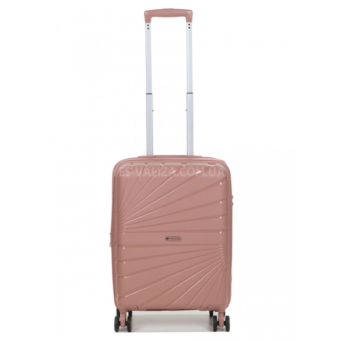 Валіза мала S поліпропілен пудра 55х38х24+5см/47л/2.8кг/Worldline 287, фото 1
