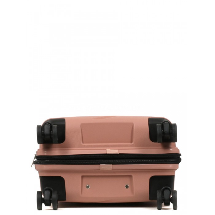 Чемодан малый S полипропилен пудра 55х38х24+5см/49л/3кг/Worldline 289, фото 7