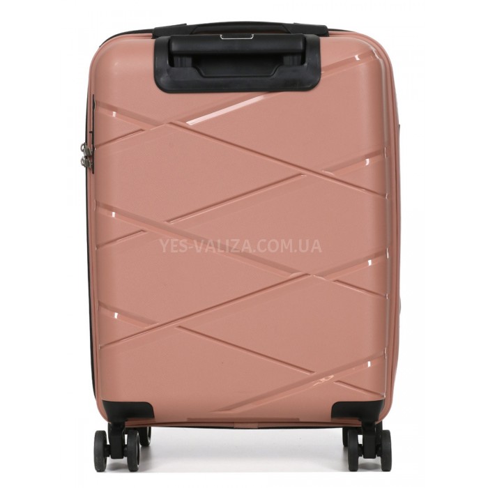 Чемодан малый S полипропилен пудра 55х38х24+5см/49л/3кг/Worldline 289, фото 3