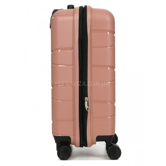Валіза мала S поліпропілен пудра 55х38х24(+5)см/49л/3кг/Worldline 289, фото 5