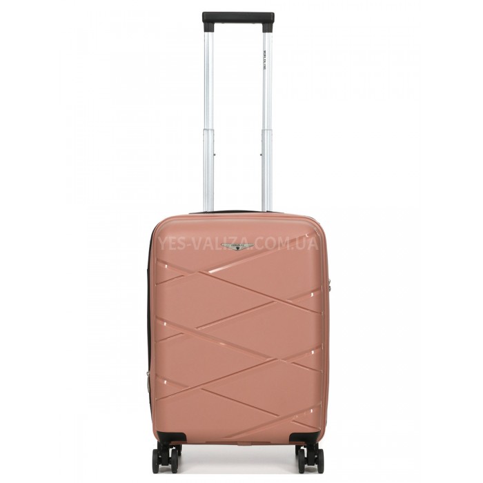 Валіза мала S поліпропілен пудра 55х38х24(+5)см/49л/3кг/Worldline 289, фото 1