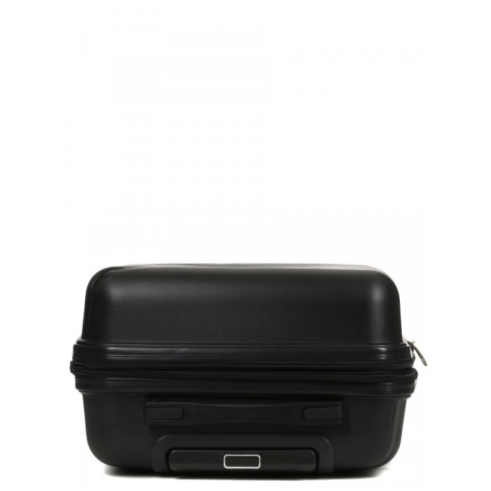 Чемодан малый S полипропилен чёрный 55х38х24+5см/49л/3кг/Worldline 289, фото 7