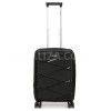 Чемодан малый S полипропилен чёрный 55х38х24+5см/49л/3кг/Worldline 289, фото 11