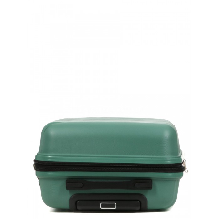 Чемодан малый S полипропилен зелёный 55х38х24+5см/49л/3к/Worldline 289, фото 6