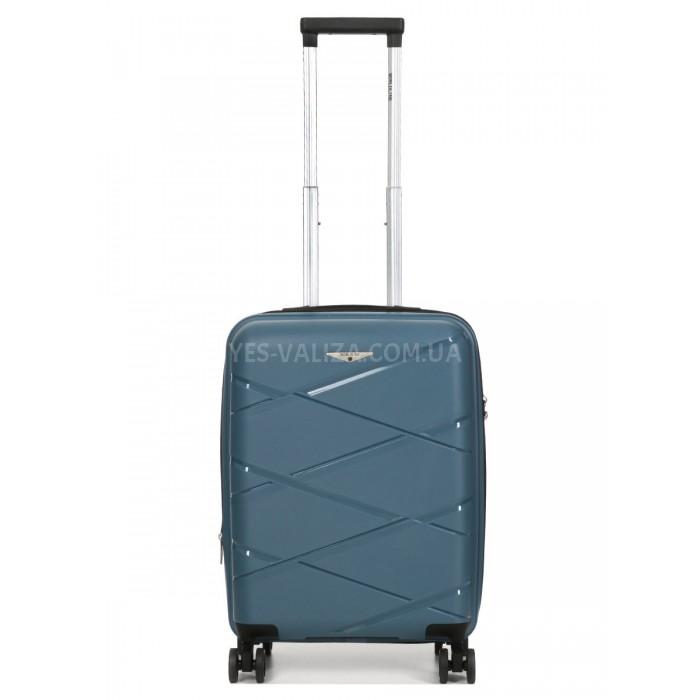 Чемодан малый S полипропилен синий 55х38х24+5см/49л/3кг/Worldline 289, фото 1