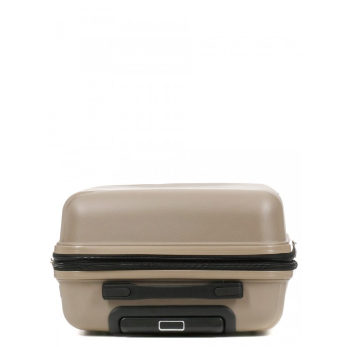 Валіза мала S поліпропілен беж 55х38х24(+5)см/49л/3кг/Worldline 289, фото 4
