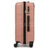 Чемодан средний М полипропилен пудра 65х44х28+5/77л/3.4кг/Worldline289, фото 13