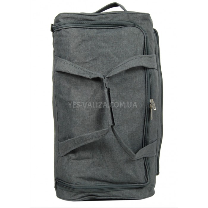 Сумка на колесах велика L сіра 75x36x38см/100л/2.8кг/Airtex 823-75, фото 2