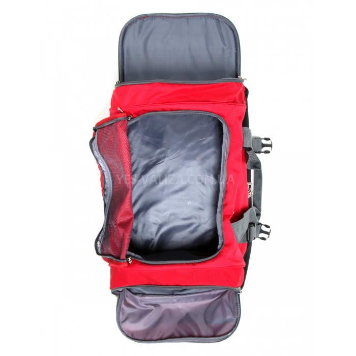 Сумка на колёсах большая L красная 80х40х37см/117л/3.1кг/Airtex 819-80, фото 9
