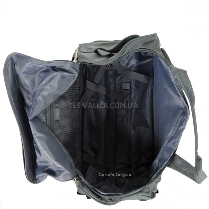 Сумка на колёсах малая S серая 55x28x30см/46л/2.2кг/Airtex 823-55, фото 10