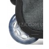 Сумка на колесах мала S сіра 55x28x30см/46л/2.2кг/Airtex 823-55, фото 19