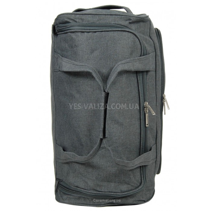 Сумка на колесах мала S сіра 55x28x30см/46л/2.2кг/Airtex 823-55, фото 2