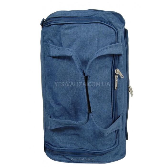 Сумка на колесах мала S синя 55x28x30см/46л/2.2кг/Airtex 823-55, фото 2