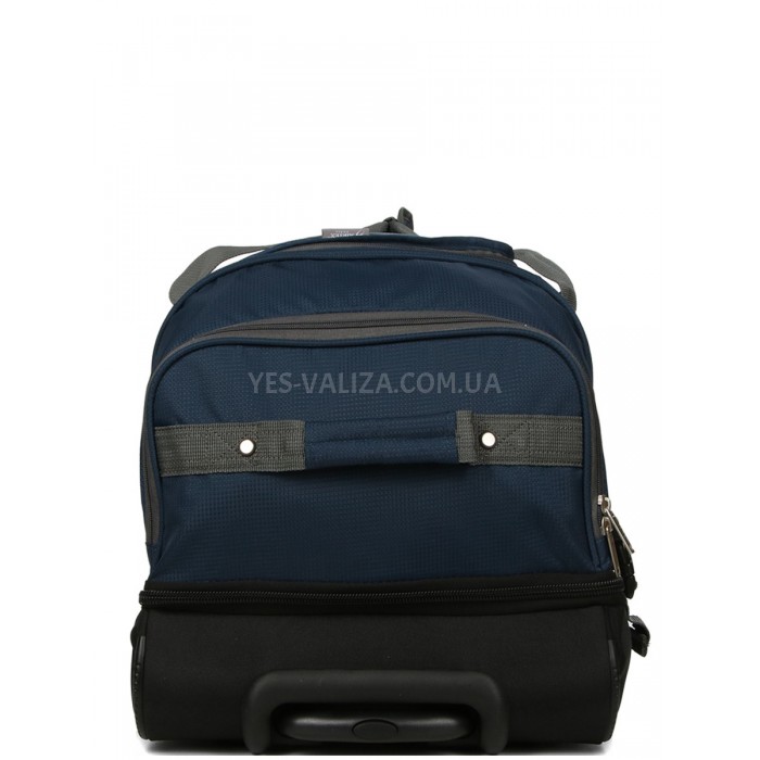 Сумка на колесах велика L синя 80х40х37см/117л/3.1кг/Airtex 819-80, фото 6