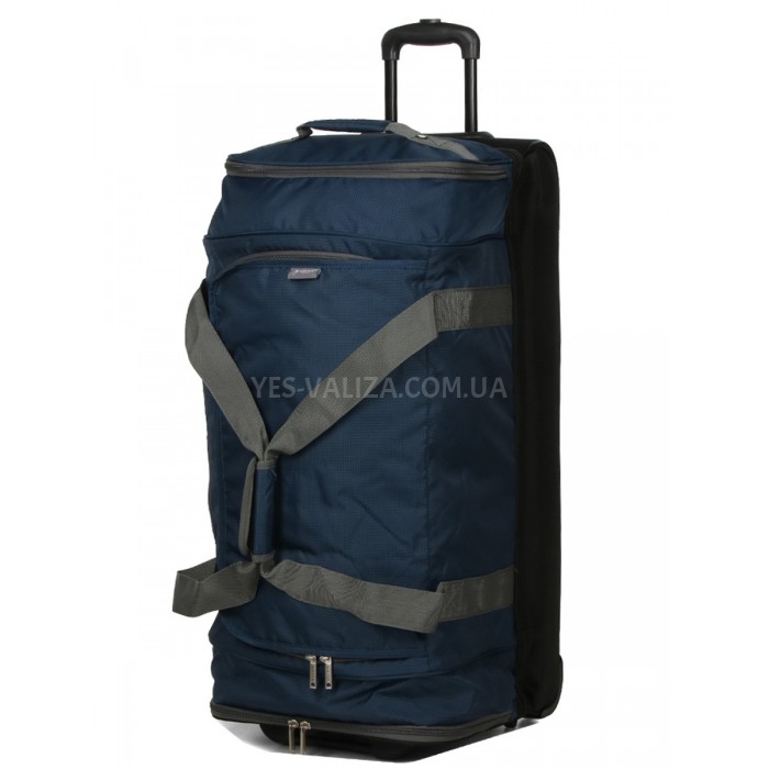 Сумка на колёсах большая L синяя 80х40х37см/117л/3.1кг/Airtex 819-80, фото 1