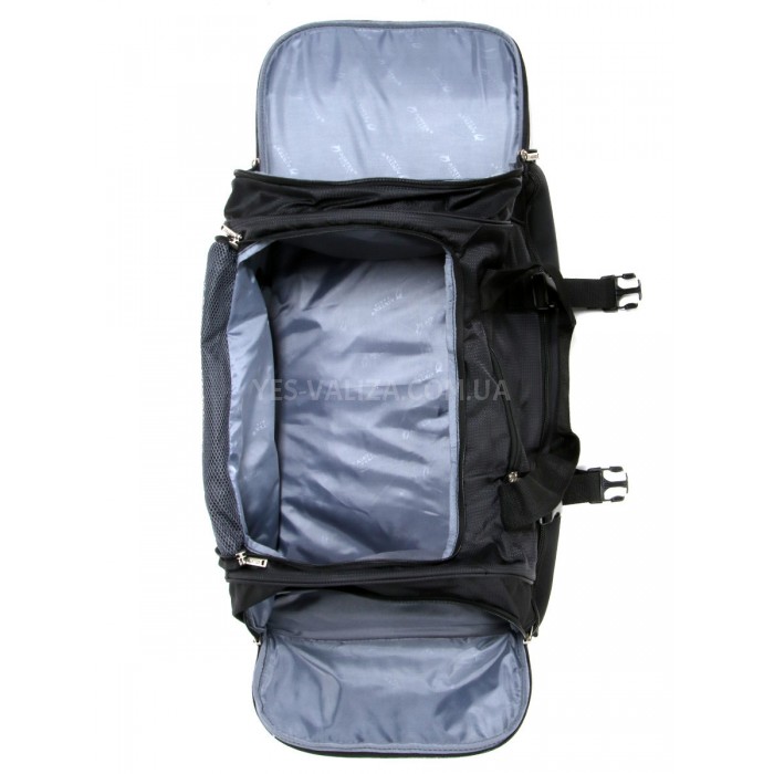 Сумка на колесах середня M чорна 63x36x35см/80л/2.7кг/Airtex 819-65, фото 9