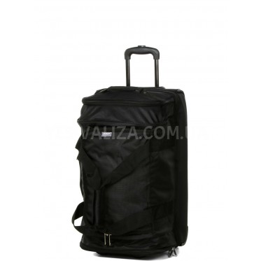 Сумка на колёсах средняя M чёрная 63x36x35см/80л/2.7кг/Airtex 819-65