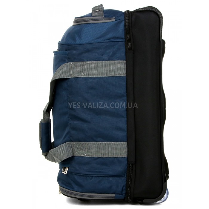 Сумка на колесах середня M синя 63x36x35см/80л/2.7кг/Airtex 819-65, фото 6