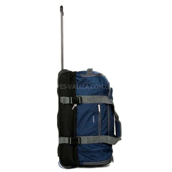 Сумка на колёсах средняя M синяя 63x36x35см/80л/2.7кг/Airtex 819-65, фото 8