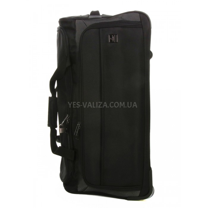 Сумка на колёсах большая L чёрная 71х34х33см/80л/2.5кг/Airtex 832-70, фото 7