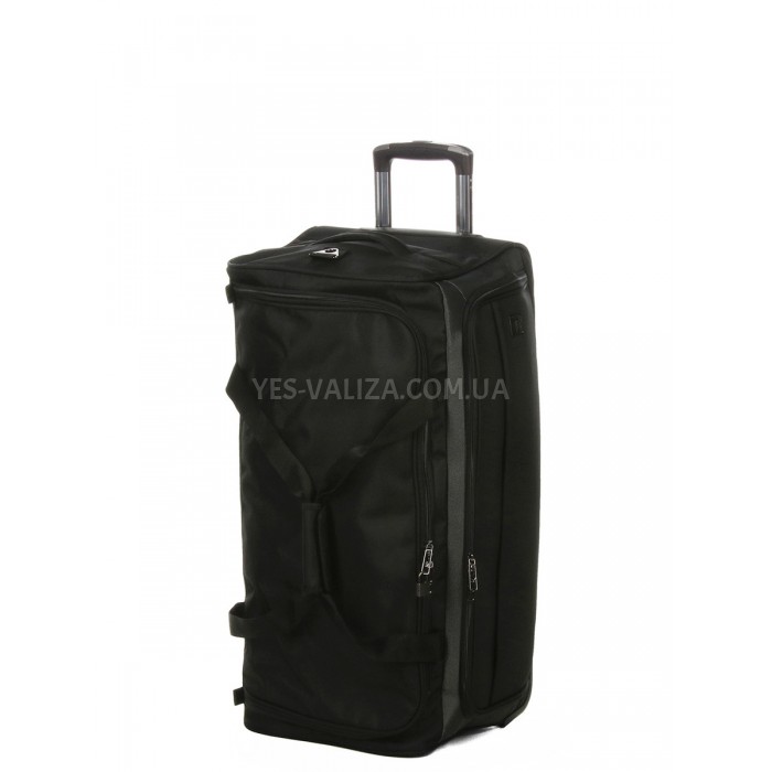 Сумка на колесах велика L чорна 71х34х33см/80л/2.5кг/Airtex 832-70, фото 1