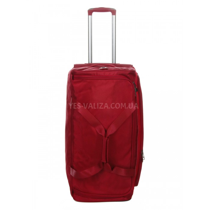 Сумка на колесах велика L червона 71х34х33см/80л/2.5кг/Airtex 832-70, фото 5