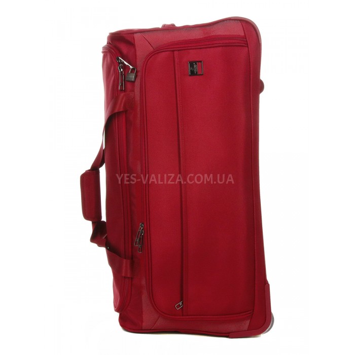 Сумка на колесах велика L червона 71х34х33см/80л/2.5кг/Airtex 832-70, фото 6