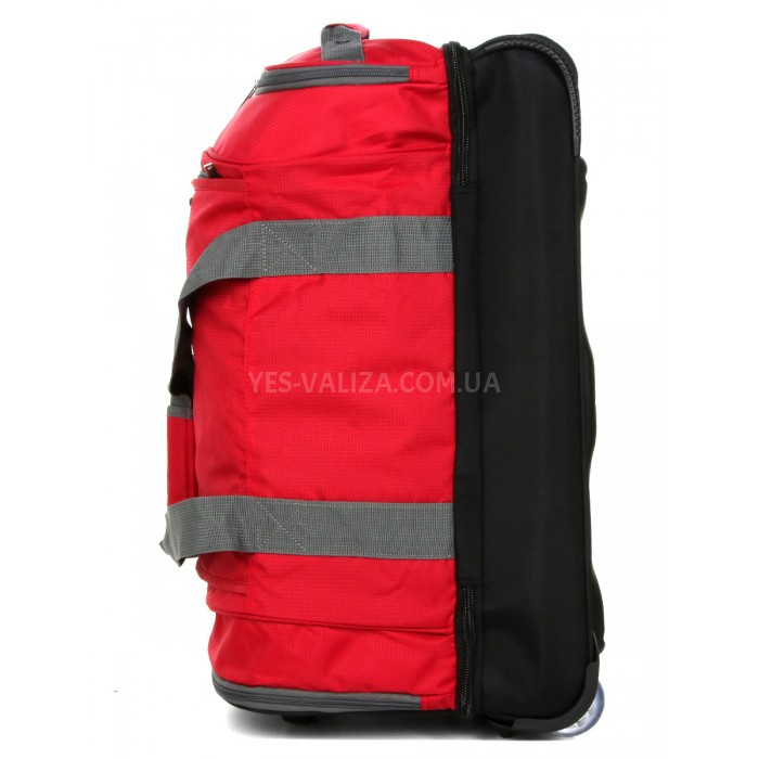 Сумка на колёсах средняя M красная 63x36x35см/80л/2.7кг/Airtex 819-65, фото 6