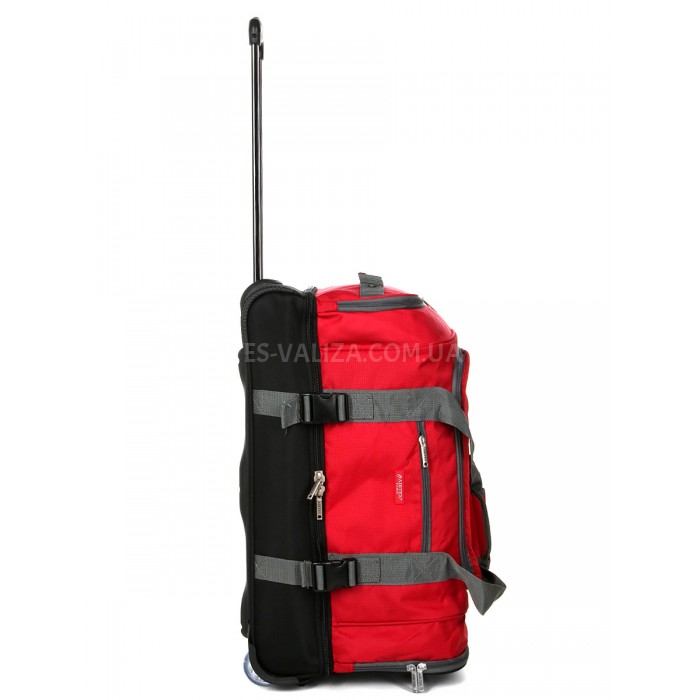 Сумка на колёсах средняя M красная 63x36x35см/80л/2.7кг/Airtex 819-65, фото 2