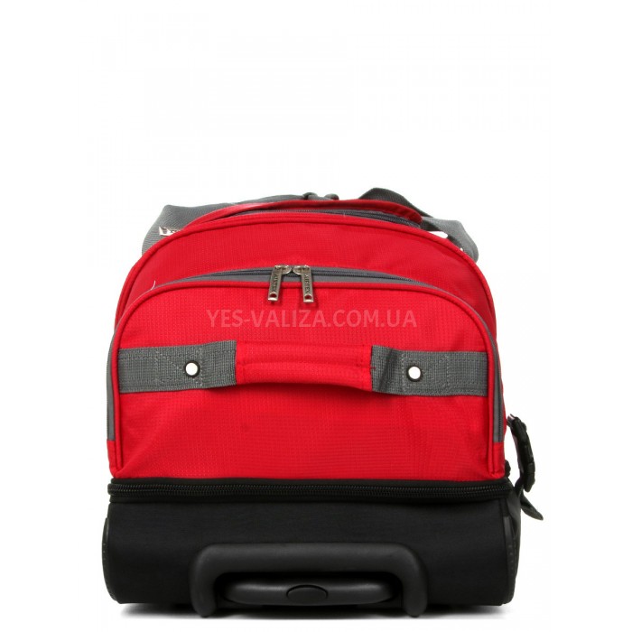 Сумка на колёсах средняя M красная 63x36x35см/80л/2.7кг/Airtex 819-65, фото 7