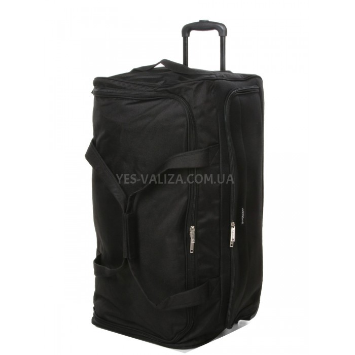 Сумка на колесах велика L чорна 75x36x38см/100л/2.8кг/Airtex 823-75, фото 1